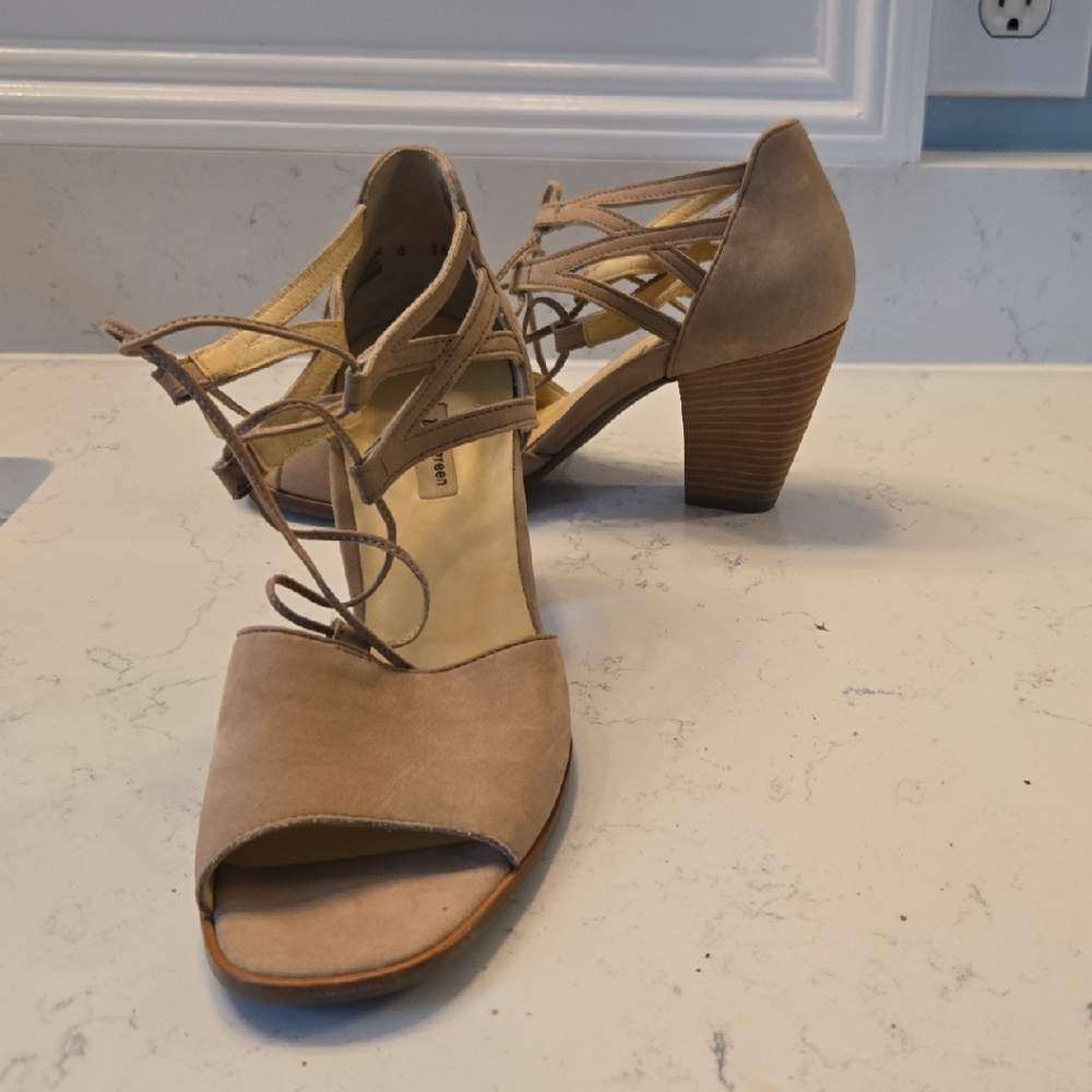 Paul Green Beige Strappy Heels